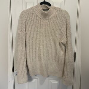 Cozy Cream Mock Neck Sweater